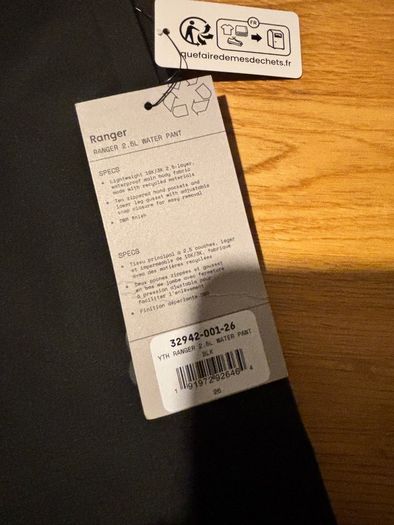 Fox ranger youth waterproof mountain bike trousers (brand new)
