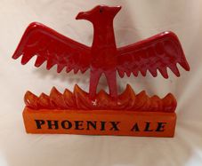 Vintage Hand Painted Phoenix Ale Promo Figure Rare Irish Brewery Collectible