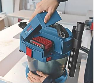 Bosch GAS 18 V10 L 34Ltr/sec 18V Li-Ion CoolPack Cordless L Class Dust Extractor - Bare