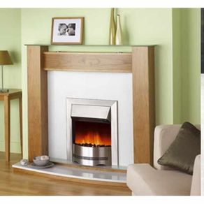 Electric Fire Inset Stainless steel