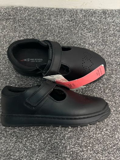 M&S Girls School Shoes