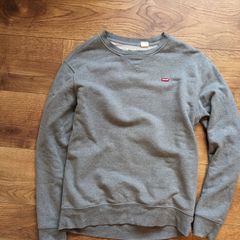 Levis Classic Standard Crewneck Fleece Sweatshirt - Heather Grey (Mens S)