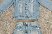 Girls Denim set 7-8Y