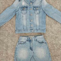 Girls Denim set 7-8Y