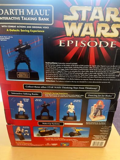 Star Wars Darth Maul Interactive Bank