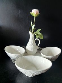 Set of 3 Wedgwood Coalport "Countryware" Avocado Dishes