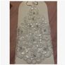 Lovely White Gloves with Lace & Sparkly Beads Image 2