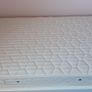 White single bed frame with or without mattress Image 2