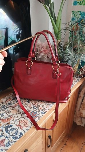 leather handbag