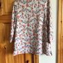 Weirdfish Ladies beige orange 3/4 Sleeve heavy jersey top size 14 includes postage Image 3