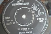 Brendan Bowyer and Royal Showband Waterford, Wonder of You, Fun Fun Fun 7"  Irish Showband interest