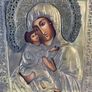 Vintage Mother of God of Vladimir Icon by Veritas Poland Image 6