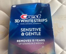 Crest Whitening 3D Strips Sensitive and Gentle Whitening Strips18 Treatments Brand New