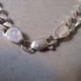 Silver Flat Curb Link Bracelet Image 4