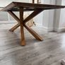 Solid Oak Dining Table Image 2