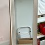 Elegant Ornate White Full-Length Standing Mirror Image 2