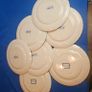Set of 7 Masons Ironstone Regency Dinner Plates ,Less common, 27 cm in diameter ,2 pieces with the rarer export mark Image 8