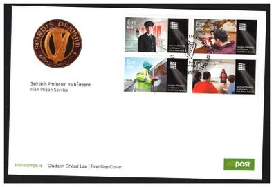 2014 Ireland The Irish Prison Service (Care & Custody, Rehabilitation, Restorative Justice & Education) Commemorative An Post First Day Cover (FDC)