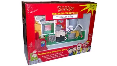 Beano The Bash Street Kids Trash Can Alley Interactive Shooting Game still sealed never open RARE AND HTF ITEM