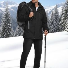 Brand New Xnova Men's Winter Parka Jacket Warm Fleece Lined Cargo Coat