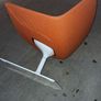 Plush orange chair Image 4