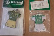 Ireland Rugby. Official IRFU Merch. Keyring Of 2007 Triole Crown Winning Jersey and 2009 Grand Skam Winning Jersey.