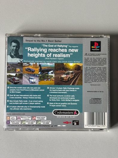 Colin McRae Rally 2.0 PlayStation game