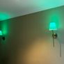 2 Brass Wall Lamps with Colour-Changing Rechargeable Bulbs (No Wiring Needed) Image 8