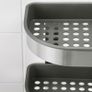 IKEA BROGRUND Corner Wall Shelf Unit 3-Tier Stainless Steel Shower Caddy - New in Box Image 7
