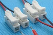 20 pcs Connectors Terminal Block Wire Splice Push Cable Push-In 2 Pin, No Electricity Needed, Flame-Retardant Cable Splice Connectors for LED Lights Free inspection