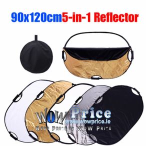 30541 90x120cm 5-in-1 Photo Studio Collapsible Reflector