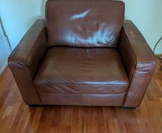 Large Leather Armchair