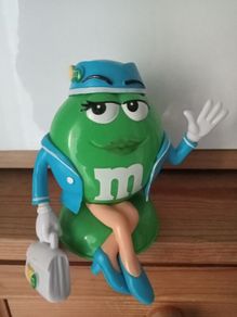 M&M's Collectible Ms GREEN Flight attendant
