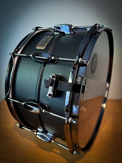 Tama S.L.P Big Black Steel snare drum 14x8 - LST148