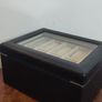Fossil leather watch and jewellery storage box Image 6