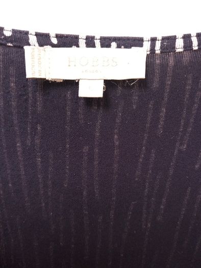 Hobbs Navy & Off White Cross Over Top