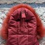 Diesel burgundy polyester coat Image 9