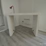 Bar or Breakfast dining table in excellent condition,white ! Dimensions 1,30 m length and 105 cm height Image 4