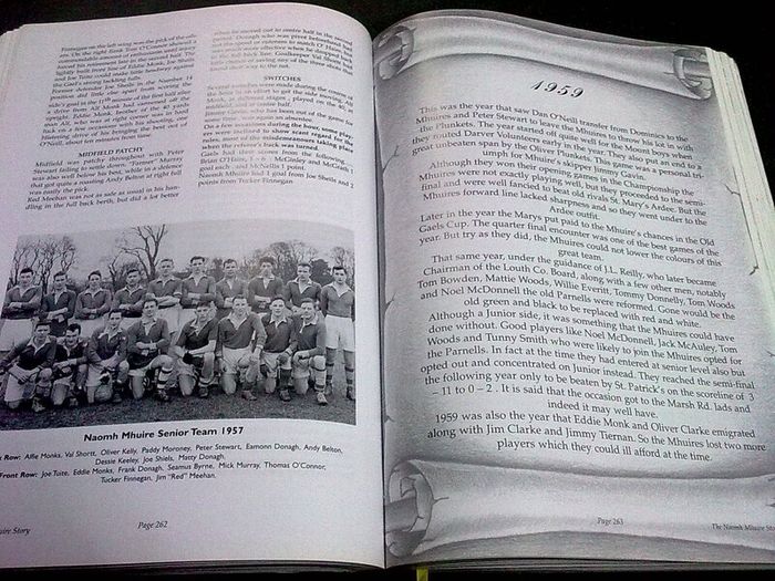 The Naomh Mhuire Story 1946-1994 Ireland Irish GAA Drogheda Louth local history