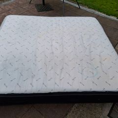 super king size bed & mattress