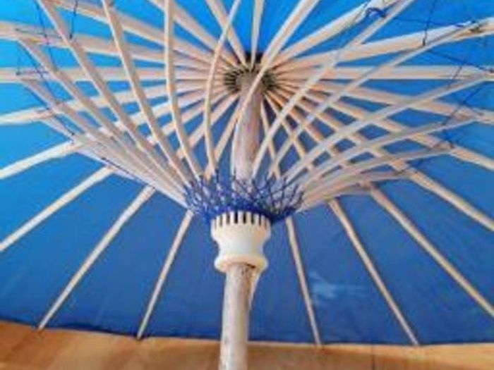 Vintage Rice Paper Umbrella