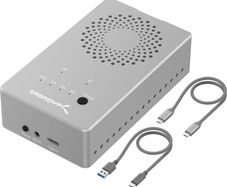 SABRENT M.2 SSD Enclosure, 2 NVMe to USB Case, Offline Cloning NVMe Enclosure