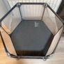 Babylo Hexagonal Playpen with Zip Door - Grey Image 5