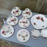Vintage Royal Standard Red Velvet Pattern Teaset Image 2