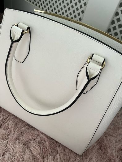 River Island large Bag Cream/white mixture