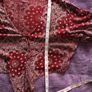 New Yorker Burgundy Red Bandana Print Tie-Front Cropped Top Worn Once Image 7