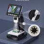 1000X 4.3" LCD Digital Microscope 1080P Coin Microscopio 8 LED Lights USB Magnifier Soldering Repair Video Microscope for Coin Image 4