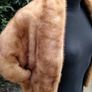 Beautiful 1950's S Jaffa Ltd Mink Cape Image 4