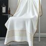 3 Quick Absorbent Lightweight Bath Towels (70 x 140cm), Ultra-Soft Coral Towel Set. New, Unopened. Image 3