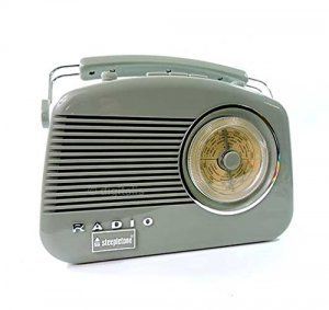 Retro Radio Steepletone Sage Green Radio